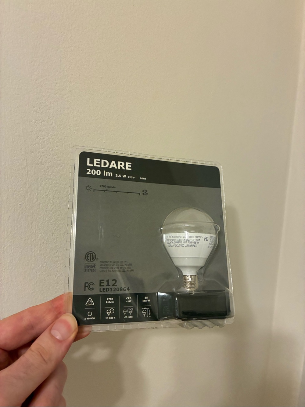LEDARE 200 lm E12 LED Bulb - White